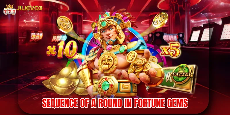 Sequence of a round in Fortune Gems